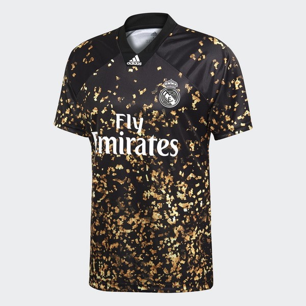 Camiseta Real Madrid EA Sport 2019-2020 Amarillo Negro